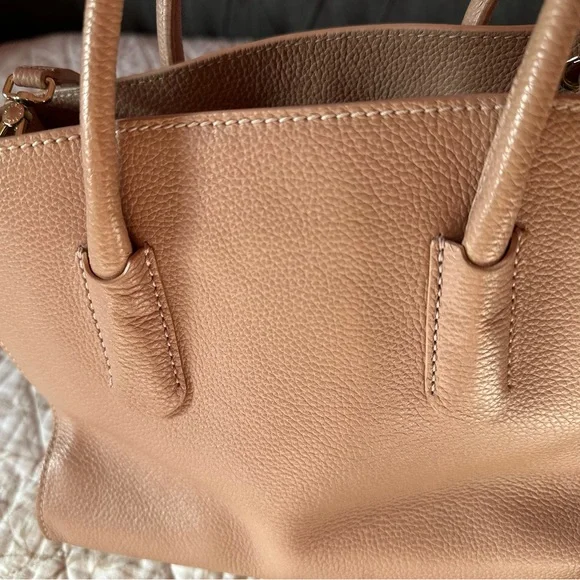 Furla Beige Leather Tote